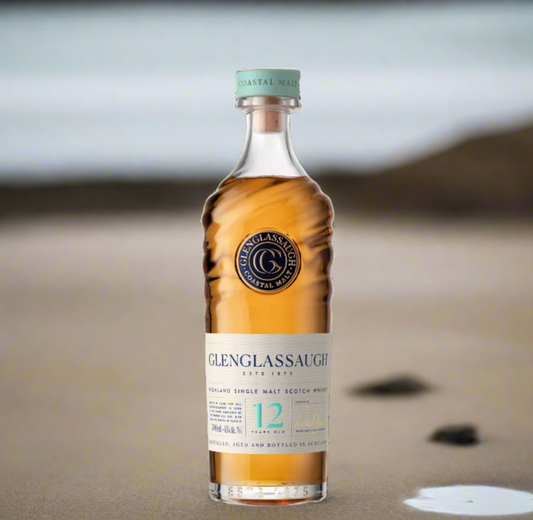 Glenglassaugh 12-year-old whisky bottle